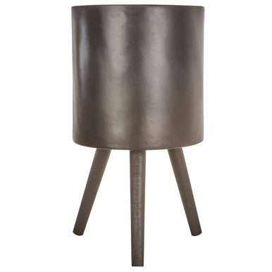 Orsina Darnell Large Black Finish Planter – Elevated Modern Pot
