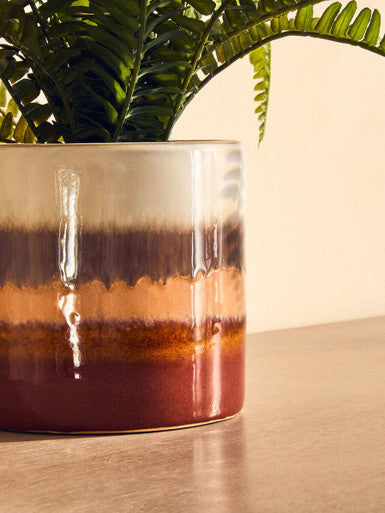 Orsina Sorrell Small Ceramic Planter – Gradient Indoor Herb Pot