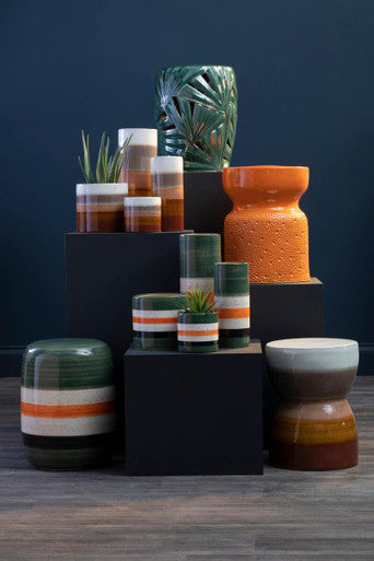 Orsina Sorrell Small Ceramic Planter – Gradient Indoor Herb Pot