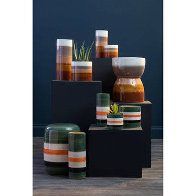Orsina Sorrell Large Planter – Round Glazed Ceramic Indoor Plant Pot