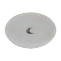 Orsina Marella White Marble Trinket Dish with Blue Paua Inlay