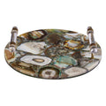 Orsina Green and Gold Agate Tray – Natural Stone Decorative Tray