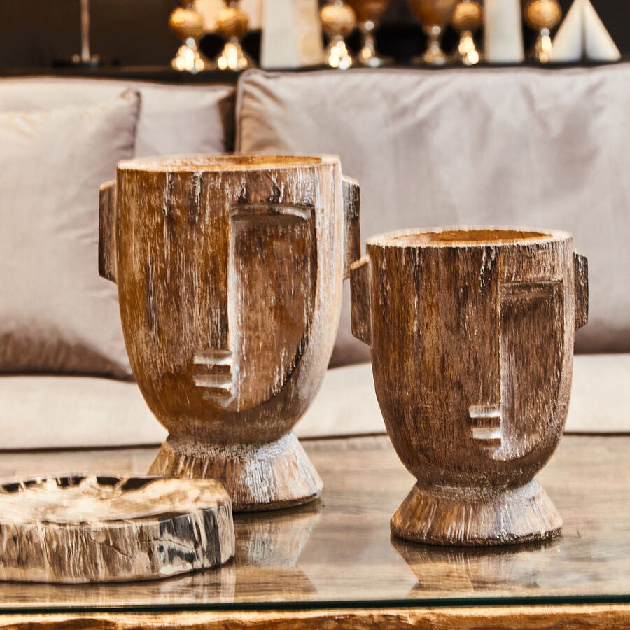 Orsina Petrified Wood Bowl – Black Live Edge Decorative Centerpiece