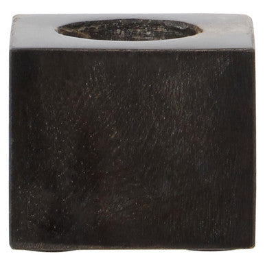 Orsina Relic Dark Petrified Wood Tealight Holder – Square Stone Decor