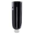 Orsina Callie Large Pedestal Vase | Black and Silver Modern Decor