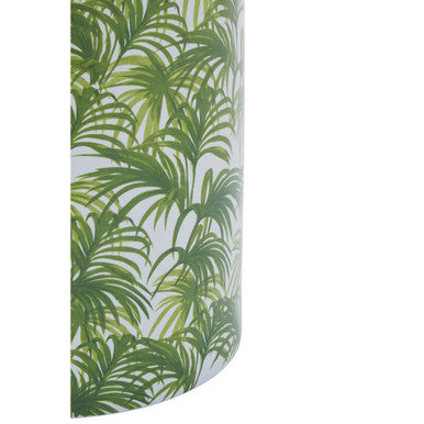 Orsina Selva Large Botanic Jar – Green and White Geometric Ceramic