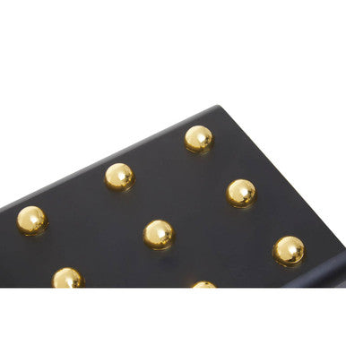 Orsina Frida Small Black and Gold Trinket Box | Modern Jewelry Storage