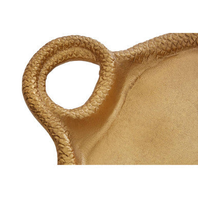Orsina Serpent Gold Tray – Sculptural Metallic Coffee Table Decor
