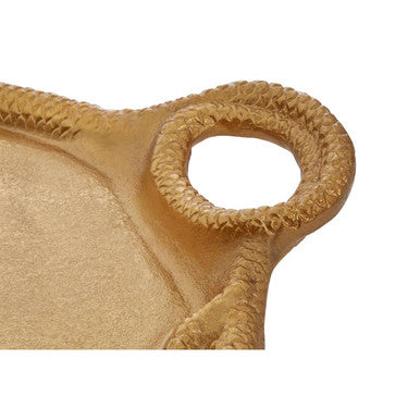 Orsina Serpent Gold Tray – Sculptural Metallic Coffee Table Decor