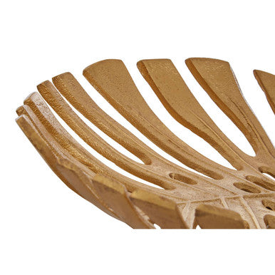 Orsina Monstera Leaf Gold Trinket Tray – Small Decorative Jewelry Dish