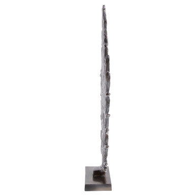 Orsina Coral Sculpture – Small Black Nickel Finish Tabletop Art