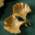 Orsina Prato Ginkgo Gold Leaf Decorative Catch-All Tray and Dish