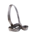 Orsina Prato Silver Nickel Knot Sculpture – Modern Tabletop Decor