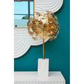 Orsina Gold Butterfly Sculpture – Elegant Marble Base Home Decor