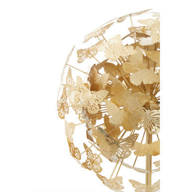 Orsina Gold Butterfly Sculpture – Elegant Marble Base Home Decor