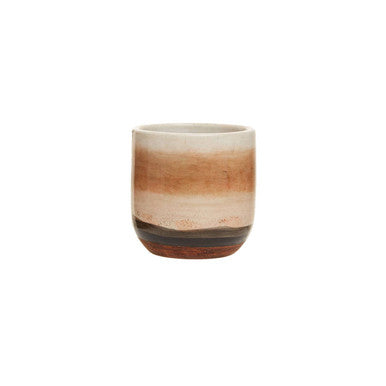 Orsina Tierra Earthenware Planter – Natural Ombre Ceramic Indoor Pot