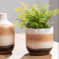 Orsina Tierra Earthenware Planter – Natural Ombre Ceramic Indoor Pot