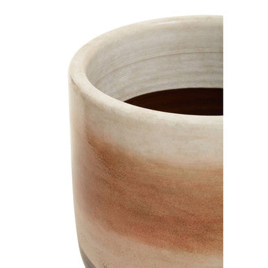 Orsina Tierra Earthenware Planter – Natural Ombre Ceramic Indoor Pot