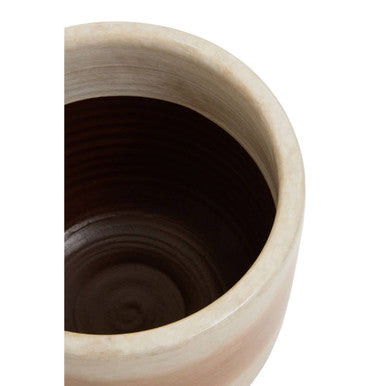 Orsina Tierra Earthenware Planter – Natural Ombre Ceramic Indoor Pot