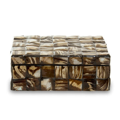 Orsina Branna Small Shell Decorative Trinket Box – Natural Shell Detail