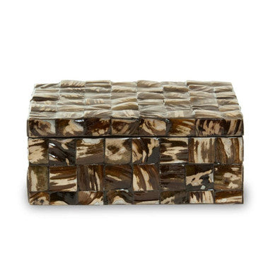 Orsina Branna Large Shell Detail Decorative Storage Box – Natural