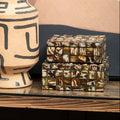 Orsina Branna Large Shell Detail Decorative Storage Box – Natural
