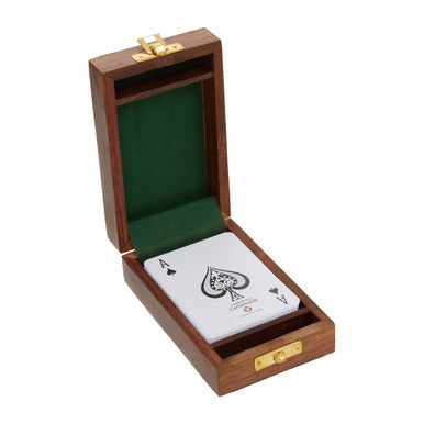 Orsina Sheesham Wood Cribbage Set – Classic Board Game with Pegs & Cards