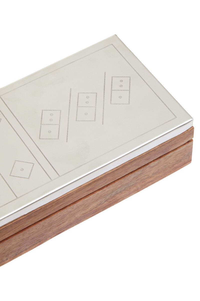 Orsina Churchill Games 3-in-1 Set: Dominoes, Dice & Playing Cards