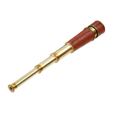 Orsina Churchill Brass Effect Telescope | Nautical Handheld Monocular