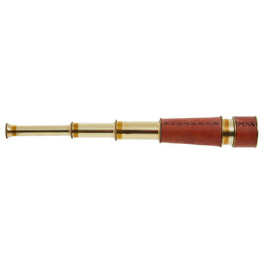 Orsina Churchill Brass Effect Telescope | Nautical Handheld Monocular