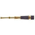 Orsina Churchill Brass and Black Leather Tapered Handheld Telescope