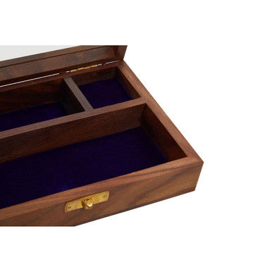 Orsina Churchill Nautical Set – Gold & Wood Compass, Telescope & Glass