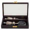 Orsina Churchill Magnifying Glass & Letter Opener Set - Polished Nickel