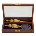 Orsina Churchill Gold Magnifying Glass and Letter Opener Desk Set