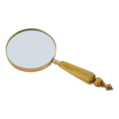 Orsina Churchill Gold Magnifying Glass – Handheld Reading Aid with Handle