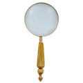 Orsina Churchill Gold Magnifying Glass – Handheld Reading Aid with Handle