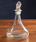 Orsina Yala Elephant Glass Decanter | 1 Litre Silver Stopper Carafe