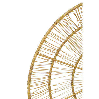 Orsina Enzo Gold Wire Wall Sconce – Modern Geometric Candle Holder