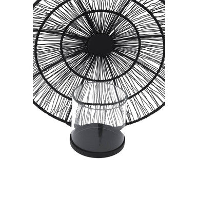 Orsina Enzo Black Wire Wall Sconce – Modern Metal Candle Holder
