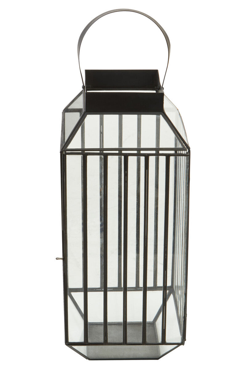 Orsina Preston Large Lantern – Antique Black Caged Candle Holder