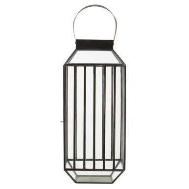 Orsina Preston Large Lantern – Antique Black Caged Candle Holder