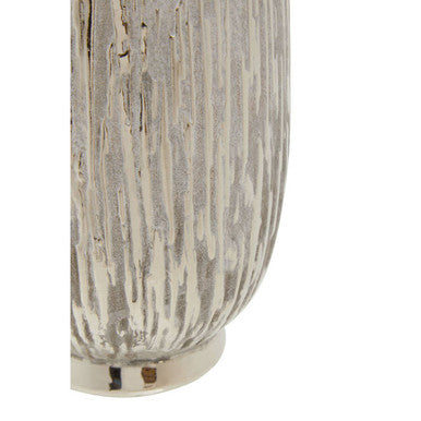 Orsina Hesper Small Silver Ceramic Vase – Modern Minimalist Decor