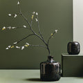 Orsina Silas Dark Blue Bottle Vase – Handcrafted Stoneware Decor