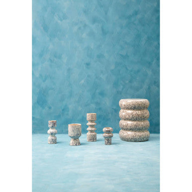 Orsina Shai Medium Speckled Vase – Beige Stoneware Japandi Decor