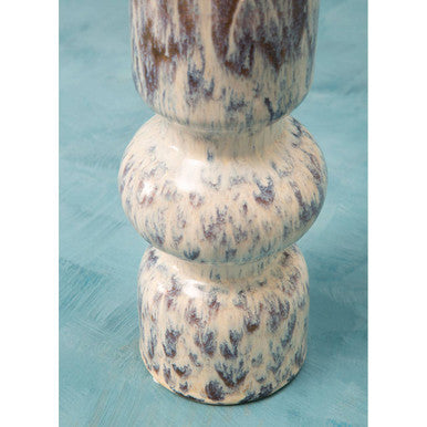 Orsina Shai Medium Speckled Vase – Beige Stoneware Japandi Decor