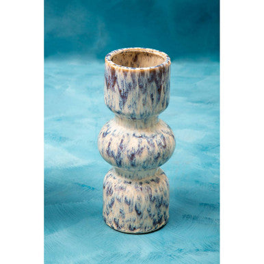 Orsina Shai Medium Speckled Vase – Beige Stoneware Japandi Decor