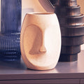 Orsina Viso Small Face Design Vase – Minimalist Stoneware Ceramic Vessel
