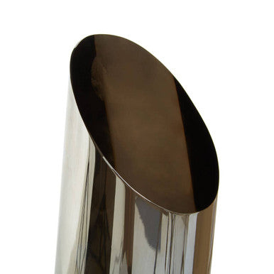 Orsina Carrie Crystal Ornament | Silver Faceted Tabletop Decor Accent