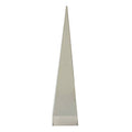 Orsina Carrie Crystal Obelisk – Silver Sculptural Tabletop Accent