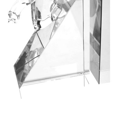 Orsina Crystal Horse Bookends – Set of 2 Sculptural Equestrian Decor